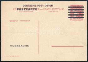 Deutsches Post Osten 1938 Használatlan postaszolgálati levelezőlap