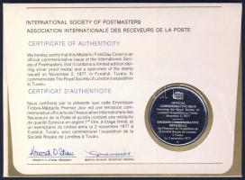 Tuvalu 1977. "A londoni Királyi Társaság expedíciója Tuvaluba" a Postamesterek gondozásába...