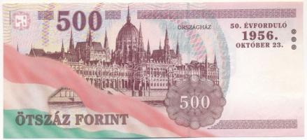 2006. 500Ft "A forradalom 50. évfordulója 1956. október 23.", "EC 5263760" T:XF
...