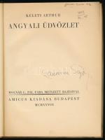 Keleti Arthur: Angyali üdvözlet. Laurisin Lajosnak DEDIKÁLT! Névbejegyzéssel. 638/800. számozott példány. Bp., 1928, Amicus. Félvászon kötés, kopottas állapotban.