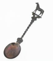 Ezüst (Ag) kanál lófigurával, 20g