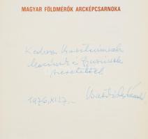 Magyar földmérők arcképcsarnoka. A grafikus, Basilides Sándor (1901-1980) által DEDIKÁLT! Szerk.: Ra...