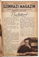 1942 A Színházi Magazin 20-35. száma vegyes állapotban, néhány laphiánnyal, pár szakadással, a hátsó...