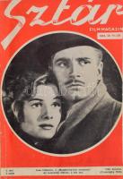 1941 A Sztár filmmagazin V. évfolyam 1-8. és 12. szám egybe kötve, címlapokon Szeleczky Zita, simor és Szörényi, Tolnay, Jean Arthur, Laurence Olivier, Hajmássy Ilona, Deanna Durbin, stb.