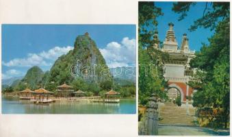 Peking Scenery - 14 db modern kínai képeslap tokban