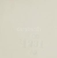 Antik cseh porcelán teás készlet. Kézzel festett. XIX. sz. vége. Hat személyes kiöntő, csésze és alj