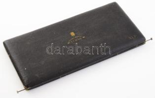 Turán Schuler József körző készlet, teljes, dobozában