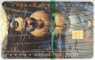 2005 A naprendszer bolygói telefonkártya, 400 darabban készült, bontatlan