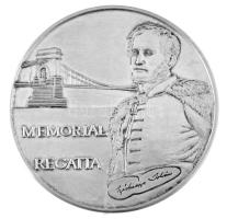 2001. &quot;Bécs-Budapest Duna menti Szupermaraton / Széchenyi István Memorial Regatta&quot; ezüstözött bronz emlékérem. Szign.: MM (42,5mm) T:EF