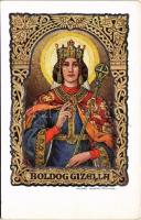 Boldog Gizella királyné. Rigler József Ede R.J.E. 16/2. / Die selige Gisela, Königin v. Ungarn / Gisela the beatified Queen of Hungary s: Kátainé Helbing Aranka (EK)