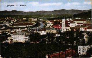 1918 Ljubljana, Laibach; general view (EK)