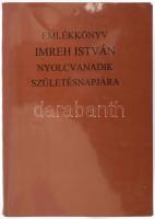 Emlékkönyv Imreh István születésének nyolcvanadik évfordulójára. DEDIKÁLT! Kolozsvár, 1999, Erdélyi Múzeum-Egyesület. Kiadói papírkötés, jó állapotban.