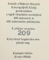 Miskolc 1894-1984. Miskolc város két rendezési terve. Szerk.: Kovács Mihály. Miskolc, 1984, Miniatűr...