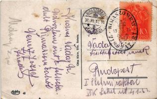 1938 Rimaszombat, Rimavská Sobota; látkép. Géza Klein kiadása / general view + "1938 Rimaszomba...