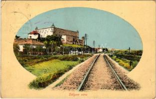 Zólyom, Zvolen; vár, vasútvonal / castle, railway line (EK)