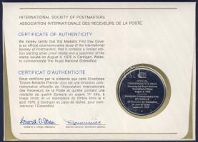 Nagy-Britannia 1976. "Walesi Eisteddfod tiszteletére" a Postamesterek gondozásában kiadott...