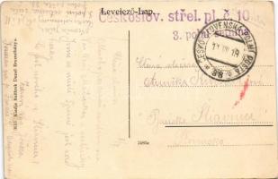 1919 Breznóbánya, Brezno nad Hronom; Kossuth Lajos tér, Római katolikus templom, Városháza, Városi s...