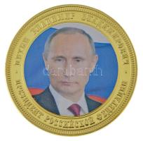 Oroszország 2014. "Putin / Krím félsziget" aranyozott réz bicolor fantáziaveret T:PP Russian 2014. "Putin / Crimea" gilt Cu bicolor fantasy coin C:PP