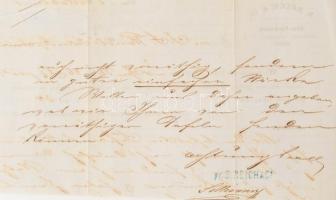 1868 S. Reich üveggyár fejléces számla