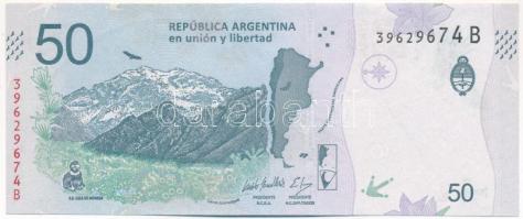 Argentína DN (2017-2020) 50P T:UNC Argentina ND (2017-2020) 50 Pesos C:UNC Krause P#363