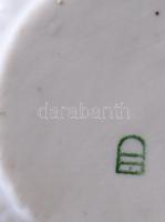 Cseh alt wien ékszeres kosárka, jelzett, minimális pattogzással, 12x12x10 cm