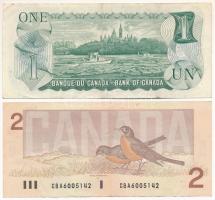 Kanada 1973. 1$ + 1986. 2$ T:F
Canada 1973. 1 Dollar + 1986. 2 Dollars C:F
Krause P#85,P#94