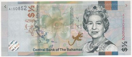 Bahamák 2019. 1/2$ (50c) T:UNC,AU Bahamas 2019. 1/2 Dollar (50 Cents) C:UNC,AU Krause P#77A