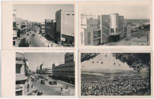 HAIFA - 4 db modern izraeli képeslap az 1950-es évekből