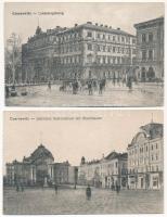 Chernivtsi, Czernowitz, Cernauti, Csernyivci (Bukovina, Bucovina, Bukowina); 5 pre-1945 postcards fr...