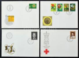 Liechtenstein 41 db FDC az 1970-1974 közötti időszakból (Mi EUR 120.-)