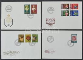 Liechtenstein 39 db FDC az 1980-1984 közötti időszakból (Mi EUR 140.-)