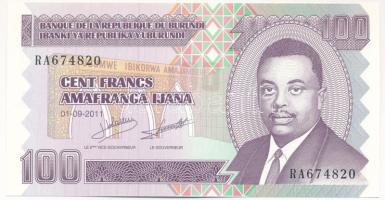 Burundi 2011. 100Fr T:UNC Burundi 2011. 100 Francs C:UNC