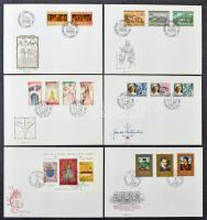 Liechtenstein 44 db FDC az 1985-1989 közötti időszakból (Mi EUR 175.-)