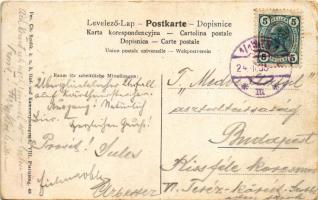 1905 Wien, Vienna, Bécs; Gruss aus Gabriels Pilsner-Restaurant. Habsburgergasse 6. Gabriel's Bi...