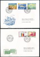 Liechtenstein 36 db futott FDC