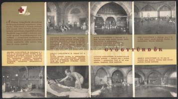 Budapesti fürdőket bemutató prospektusok, 2 db (egy régebbi, egy modern): Fővárosi gyógyfürdők és gy...