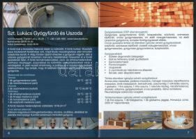 Budapesti fürdőket bemutató prospektusok, 2 db (egy régebbi, egy modern): Fővárosi gyógyfürdők és gy...