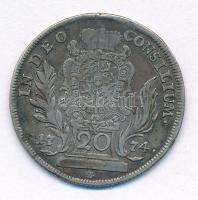 Német Államok / Bajorország 1763. 20kr Ag "III. Miksa József" (6,52g) T:VF patina
German ...