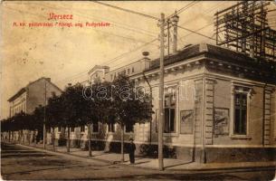 1911 Versec, Werschetz, Vrsac; M. kir. postahivatal. W.L. Bp. 596. / post office (Rb)