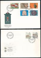 Svájc 14 db FDC az 1985-1989 közötti időszakból (Mi EUR 75.-)