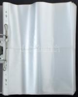 A4-es gyűrűs képeslap album kb. 400 férőhellyel / A4 size postcard album for cca. 400 postcards