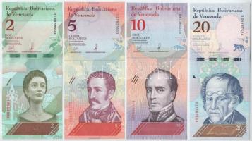 Venezuela 2018. 2B - 500B (8xklf) T:UNC Venezuela 2018. 2 Bolivares - 500 Bolivares (8xdiff) C:UNC