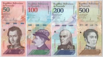 Venezuela 2018. 2B - 500B (8xklf) T:UNC Venezuela 2018. 2 Bolivares - 500 Bolivares (8xdiff) C:UNC
