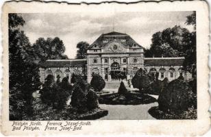 1917 Pöstyén, Piestany; Ferenc József fürdő. Kohn Bernát kiadása / Franz Josef-Bad / spa, bath + &quot;Vöröskereszt hadikórház Pöstyén fürdő&quot;