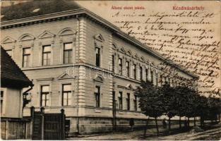 1917 Kézdivásárhely, Targu Secuiesc; állami elemi iskola. Turóczi István kiadása / school (EK)