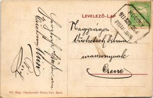 1911 Hodony, Hodoni; Görögkeleti román templom, Községháza, Római katolikus templom, Kastory lak, ka...