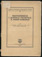 Dr. Borbély Andor - Dr. Nagy Júlia: Magyarország I. katonai felvétele II. József korában. DEDIKÁLT! Bp., 1932, M. Kir. Állami Térképészet. Kiadói papírkötés, gerinc sérült, kopottas állapotban.