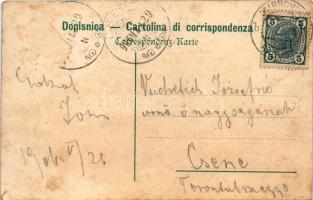 1906 Dubrovnik, Ragusa; Pile. Montage (Rb)