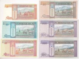 Mongólia 2000-2017. 5T - 100T (6db, 5xklf) T:UNC-AU
Mongolia 2000-2017. 5 Tögrög - 100 Tögrög (6pcs...