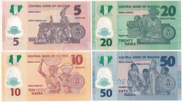 Nigéria 2009. 5N + 2011. 10N + 2007. 20N + 2010. 50N "Nigéria függetlenségének 50. évfordulója&...